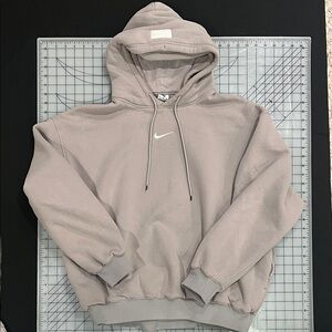 Nike Middle swoosh grey oversized hoodie
